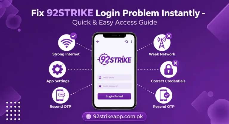 92strike login problem game image